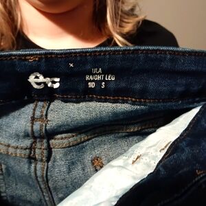 Jeans women's Lee jeans super straight leg. Size 11